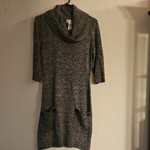 London Style Gray Cowl Neck Sweater